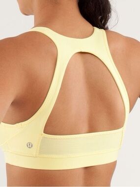 lululemon athletica Yellow Sports Bra